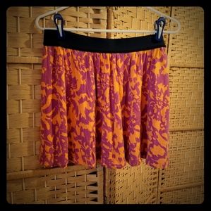 Orange mini skirt by Decree